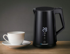 Blaupunkt Blaupunkt Wasserkocher EKD601, 1.7 l, 2200 W, Edelstahl; Temperaturauswahl [40/55/80/90/100°C]; Warmhaltefunktion [max.24 Std.]; Digitale Anzeige  Чайник Blaupunkt EKD601, 1,7 л, 2200 Вт, нержавеющая сталь; Выбор температуры [40/55/80/90/100°C];