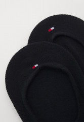 Tommy Hilfiger WOMEN FOOTIE 2 PACK Trainer socks black WOMEN FOOTIE 2 PACK Спортивные носки черный