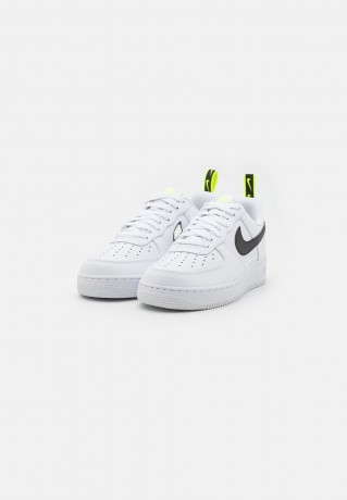 Nike Sportswear AIR FORCE 1 07 WT UNISEX Sneaker low white/black/volt AIR FORCE 1 07 WT UNISEX Низкие кроссовки женские белый/черный/вольт