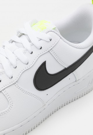 Nike Sportswear AIR FORCE 1 07 WT UNISEX Sneaker low white/black/volt AIR FORCE 1 07 WT UNISEX Низкие кроссовки женские белый/черный/вольт
