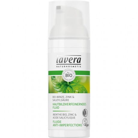 Lavera (Лавера)  Bio-Minze Hautbildverfeinerungs-Fluid Сыворотка для лица, 50 мл