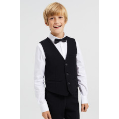 WE Fashion Jongens slim fit gilet met structuur Blazer fur Jungen Приталенный жилет Jongens со структурированным блейзером для мальчиков