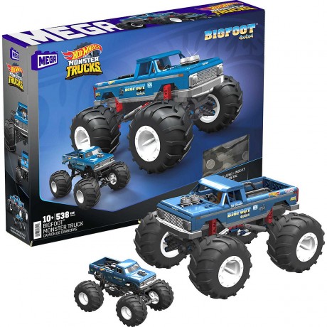 Mattel Mega Construx Hot Wheels Collector Bigfoot Monster Truck Auto Коллекционная машина Mega Construx Hot Wheels Bigfoot Monster Truck Car