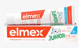 elmex Zahnpasta Kinder Junior 6-12 Jahren 75 ml x 3stk, Детская зубная паста для детей 6-12 лет с комплексом Neo-Aminex для защиты от кариеса, 75 мл x 3 шт