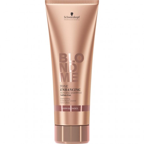 Schwarzkopf (Шварцкопф) Professional Blondme Bonding Shampoo Шампунь для окрашенных волос Warm Blondes Tone Enhancing, 250 мл