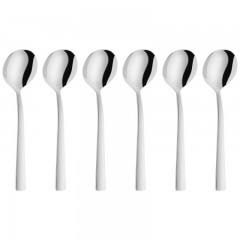 Zwilling Zwilling Dinner Edelstahl 18/10 Suppenloffel / Sahneloffel Set 6-tlg. 17 cm Набор столовых ложек Zwilling из нержавеющей стали 18/10 для супа и сливок, 6 предм. 17 см