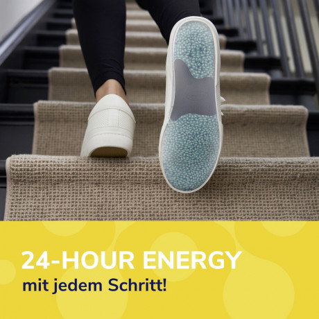 SCHOLL 24 Hour Energy Einlegesohlen Gr. L 40-47,5, 1 St, Шолль Стельки энергия 24 часа, размер 40-47,5, амортизация, 1 пара