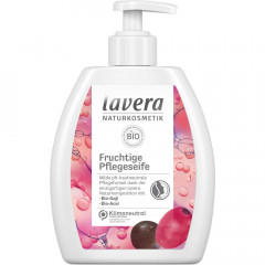LAVERA FRUCHTIGE PFLEGESEIFE Bio-Goji &amp; Bio-Acai, 250 ml, Лавера Жидкое мыло с фруктовым ароматом, био-годжи и био-асаи, 250 мл