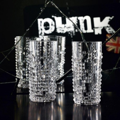 Nachtmann Nachtmann Punk Longdrink Glas Set 4-tlg. 390 ml / h: 151 mm Набор стаканов для длинных напитков Nachtmann Punk из 4 предм. 390 мл/ч: 151 мм