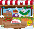 FruchtBar Adventskalender 2026 fuer Kinder, 24 Ueberraschungen, FruchtBar Детский Адвент-календарь 2026 с органическими фруктовыми снеками и сюрпризами, 24 окошка