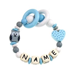 elefantasie Greifling Eule personalisiert mit Namen Игрушечная сова