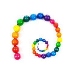 SINA®SPIELZEUG Holzspielzeug Fadel-Sack 500 Teile Деревянная игрушка Фадель мешочек 500шт.