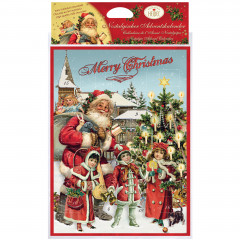 Heidel Weihnachts-Nostalgie Adventskalender, Heidel Weihnachts-Nostalgie шоколадный адвент-календарь 2026 в винтажном стиле, 24 фигурки, 75 г