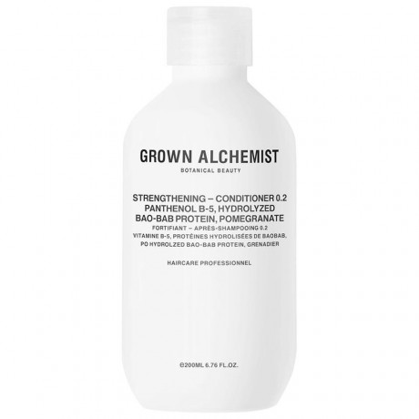Grown Alchemist Strenthening Conditioner 0.2 Panthenol B-5, Hydroolized BAO-BAB Protein, Pomergrante Укрепление Кондиционер 0,2 Пантенол В-5, Гидролизованный белок БАО-БАБ, Помергранте