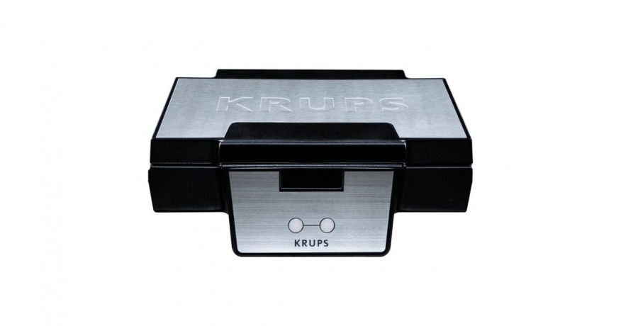 Krups Krups Waffeleisen FDK251 edelstahl/schwarz, 850 Watt edelstahl/schwarz Вафельница Krups FDK251 нержавеющая сталь/черный, 850 Вт