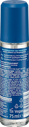 Balea MEN Deo Zerstaeuber Fresh, 75 ml, Дезодорант-спрей Fresh без солей алюминия с защитой до 48 часов, 75 мл