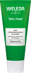 WELEDA Skin Food 2IN1 Cleansing Balm &amp; Maske, 75 ml, Очищающий бальзам и маска Skin Food 2 в 1 с растительным глицерином и подсолнечным маслом, 75 мл