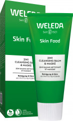 WELEDA Skin Food 2IN1 Cleansing Balm &amp; Maske, 75 ml, Очищающий бальзам и маска Skin Food 2 в 1 с растительным глицерином и подсолнечным маслом, 75 мл