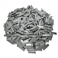 LEGO LEGO 1x4 Fliesen Silber - 250 Stuck - Metallic silver tile 2431 Плитка LEGO 1x4 серебристая - 250 штук - Серебряная металлическая плитка 2431