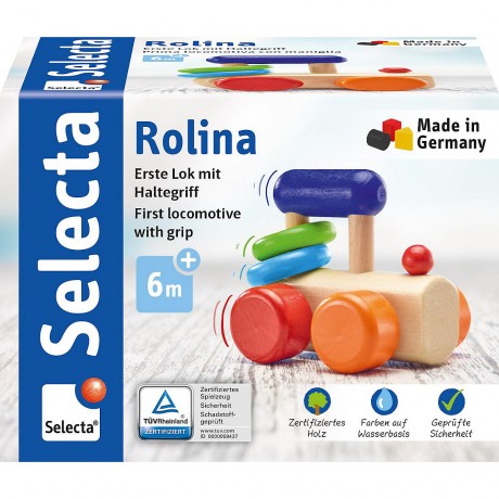 Selecta Greifling meine erste Lok Rolina Игрушка-клатч мой первый паровозик Ролина