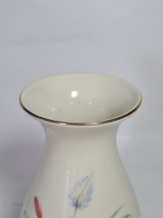 Ваза винтажная Royal Bavaria с цветочным декором, фарфор, 16.5 см, Германия, 1960-70гг.