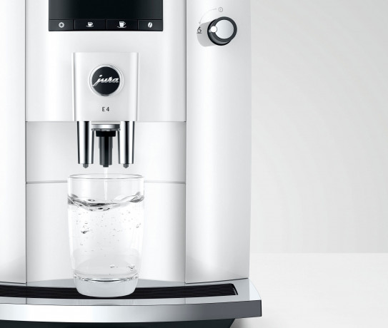 JURA JURA Kaffeevollautomat 15433 E4 Piano White (EA)  Полностью автоматическая кофемашина JURA 15433 E4 Piano White (EA)