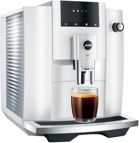 JURA JURA Kaffeevollautomat 15433 E4 Piano White (EA)  Полностью автоматическая кофемашина JURA 15433 E4 Piano White (EA)
