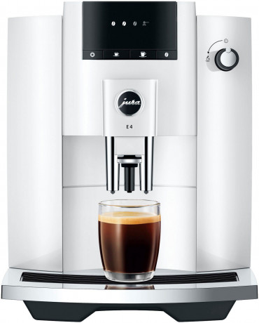 JURA JURA Kaffeevollautomat 15433 E4 Piano White (EA)  Полностью автоматическая кофемашина JURA 15433 E4 Piano White (EA)