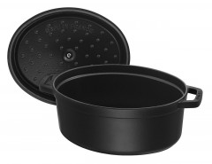 Staub Staub Br\u00e4ter Cocotte 29cm oval  schwarz Staub Br&amp;gt;4ter Кокотка 29см овал