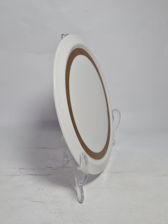 Блюдо винтажное Rosenthal  / Selb Plossberg Bavaria с золотым орнаментом, фарфор, 28 см, Германия, 1970-80гг.