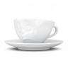 Fiftyeight Products TV Tassen Kaffeetasse weiss och bitte 0,20 L Чашка для ТВ кофейная чашка белая пожалуйста 0,20 л