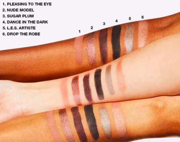 МАC Art Library Nude Model, МАК Палетка теней для век с 12 ультрапигментированными оттенками NUDE