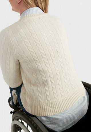 Tommy Hilfiger ADAPTIVE CABLE Cardigan beige АДАПТИВНЫЙ КАБЕЛЬ Кардиган бежевый