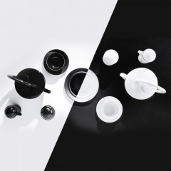 Rosenthal studio-line Rosenthal studio-line Cupola - Porcelaine noire Teeset schwarz 21-tlg. - limitiert auf 49 Stuck Rosenthal studio-line Cupola - Чайный набор Porcelaine noire черный 21 предм. - лимитировано 49 штук