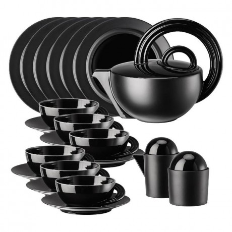 Rosenthal studio-line Rosenthal studio-line Cupola - Porcelaine noire Teeset schwarz 21-tlg. - limitiert auf 49 Stuck Rosenthal studio-line Cupola - Чайный набор Porcelaine noire черный 21 предм. - лимитировано 49 штук
