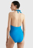 Tommy Hilfiger HALTER ONE PIECE Swimsuit shocking blue КОМБИНЕЗОН HALTER Купальник шокирующий синий