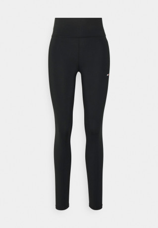 Tommy Hilfiger ESSENTIALS LEGGING 7/8 Leggings black ESSENTIALS ЛЕГГИНСЫ 7/8 Леггинсы черный