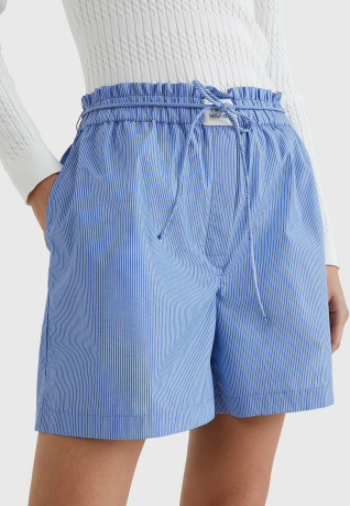 Tommy Hilfiger RELAXED FIT  Shorts fine stp   blue РЕЛАКСИРОВАННЫЙ КОРОНОК Шорты прекрасный стп синий