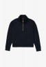 Tommy Hilfiger ADAPTIVE QUARTER-ZIP  Sweatshirt desert sky ADAPTIVE QUARTER ZIP Толстовка небо пустыни
