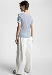 Tommy Hilfiger STRIPE Print T-shirt ultra blue  ecru breton stp ПОЛОСКА Футболка с принтом ультра синий экрю бретон стп