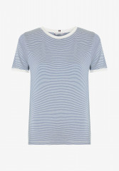 Tommy Hilfiger STRIPE Print T-shirt ultra blue  ecru breton stp ПОЛОСКА Футболка с принтом ультра синий экрю бретон стп