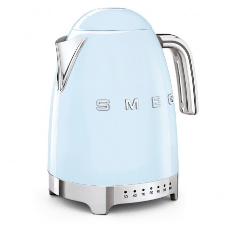 SMEG SMEG Wasserkocher SMEG Wasserkocher mit Temperatureinstellung 50-100°C Edelstahl Kocher, 2400,00 W, 360°Basis elektrischer Wasser Kocher mit Temperatureinstellung Metall  Чайник SMEG Чайник SMEG с регулировкой температуры 50-100°C Плита из нержавеюще