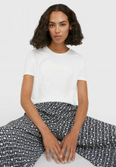 Tommy Hilfiger REG TONAL  Print T-shirt ecru REG TONAL Футболка с принтом экрю