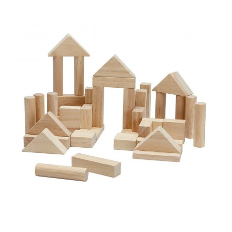 PLANTOYS Construction+Creativity Holzbauklotze 40 Stuck Bausteine Строительство+Творчество Деревянные блоки 40 шт. строительные блоки