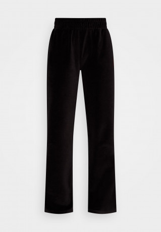 Tommy Hilfiger WIDE LEG PANTS Tracksuit bottoms black ШИРОКИЕ БРЮКИ Спортивные штаны черный