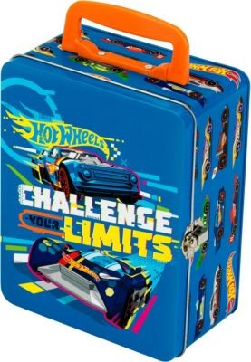klein Hot Wheels Autosammlerkoffer aus Metall Металлический коллекционный автомобиль Hot Wheels