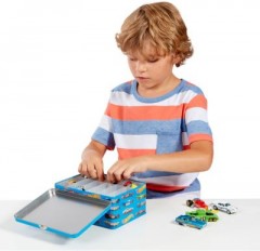 klein Hot Wheels Autosammlerkoffer aus Metall Металлический коллекционный автомобиль Hot Wheels