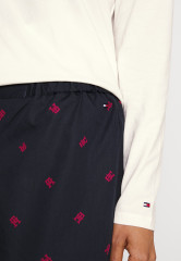 Tommy Hilfiger GIFTBOX TEE &amp; SLIPPERS SET Pyjamas ivory НАБОР ЧАЯ И ТАПОЧЕК ПОДАРОЧНАЯ КОРОБКА пижама слоновая кость