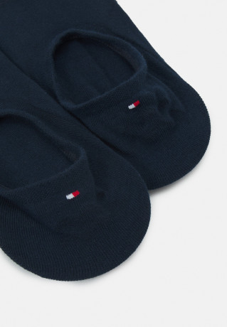 Tommy Hilfiger WOMEN FOOTIE 2 PACK Trainer socks midnight blue WOMEN FOOTIE 2 PACK Спортивные носки темно-синий