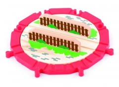 Woodyland Holzspielzeug Eisenbahn-Set 13tlg. Деревянный игрушечный поезд, набор из 13 предметов.